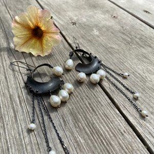 Fiddlehead Earrings by The Noisy Plume
